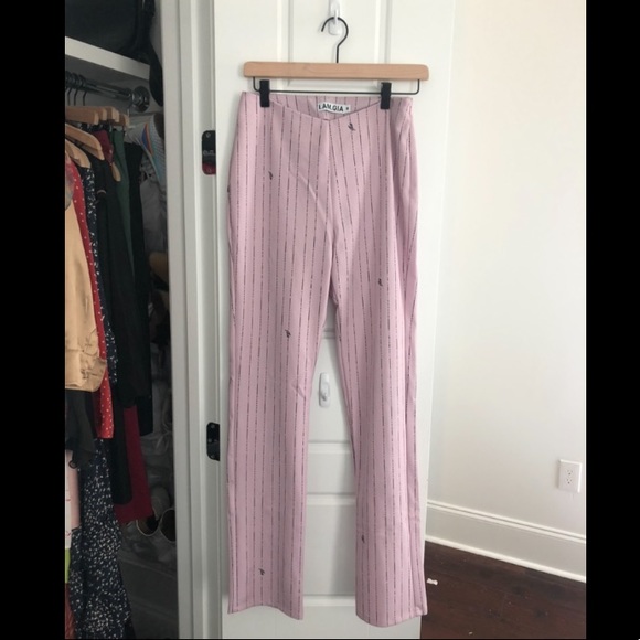 I.AM.GIA Pants - I. Am. Gia. Pink Dominique Pinstripe Pants Size M